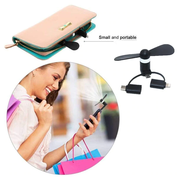 3-in-1 Cellphone Fan